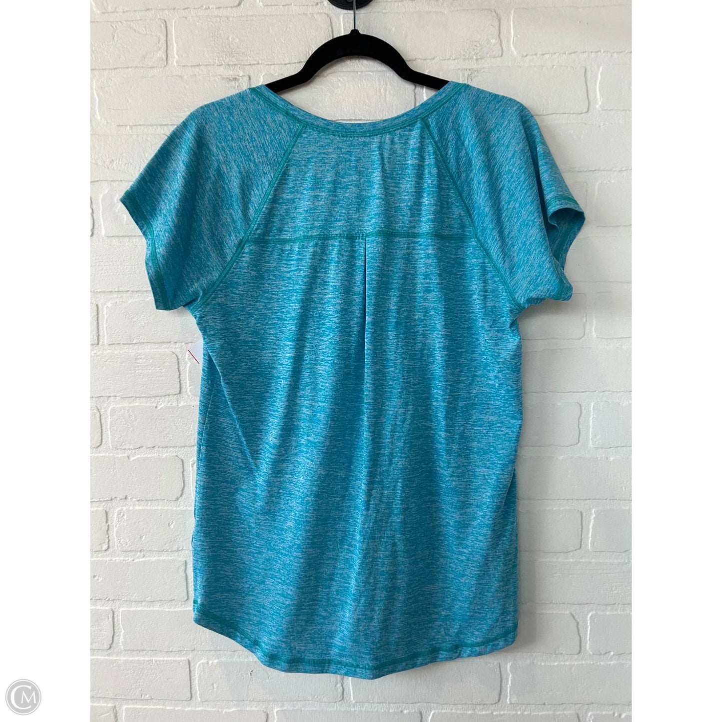 Athletic Top Short Sleeve By Zella In Blue, Size: Xl