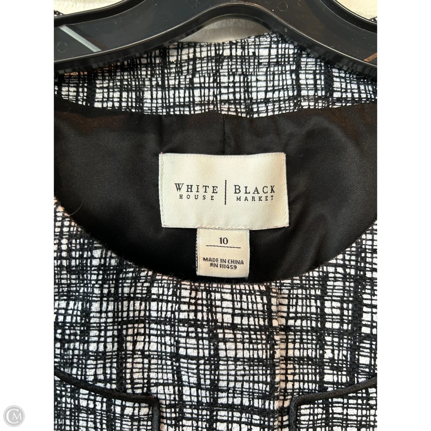 Blazer By White House Black Market In Black & White, Size: M