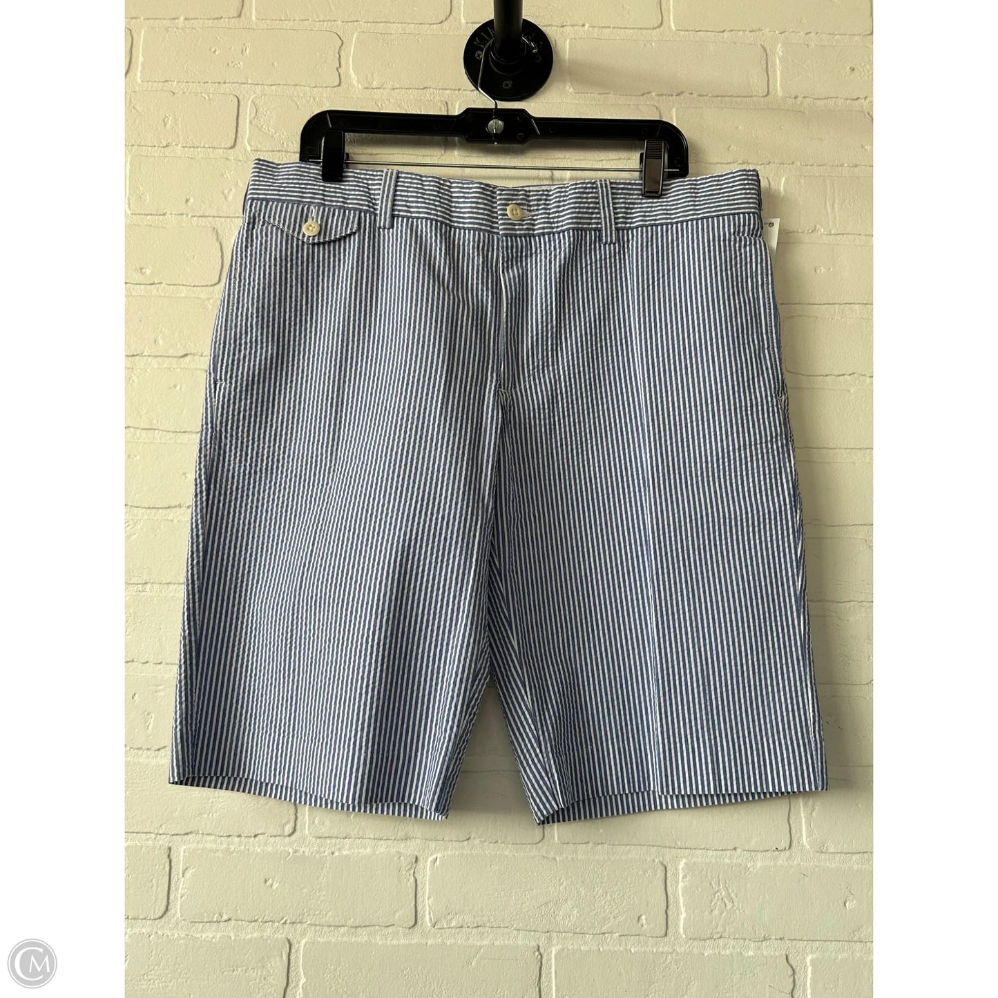 Shorts By Ralph Lauren In Blue & White, Size: 12