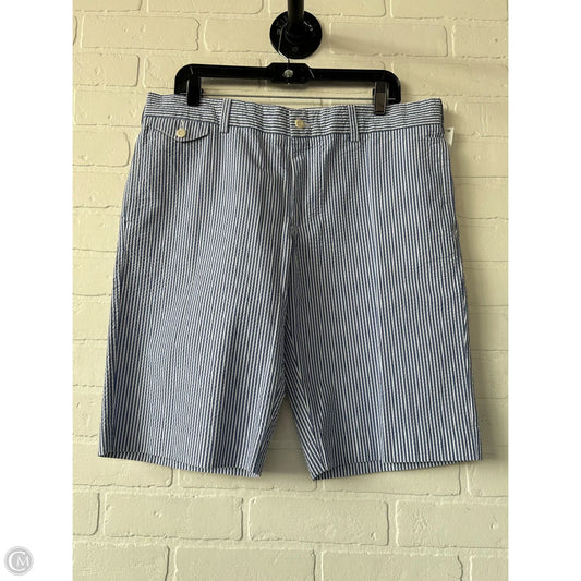 Shorts By Ralph Lauren In Blue & White, Size: 12