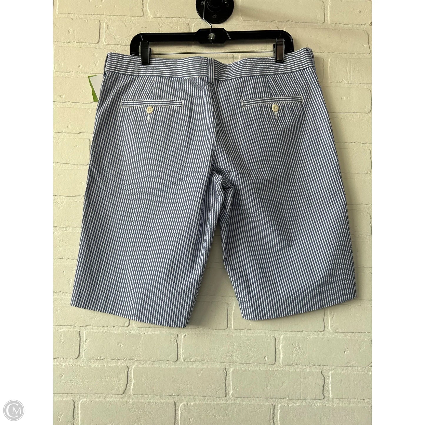 Shorts By Ralph Lauren In Blue & White, Size: 12