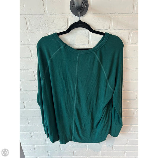Top Long Sleeve By Maurices In Green, Size: 1x