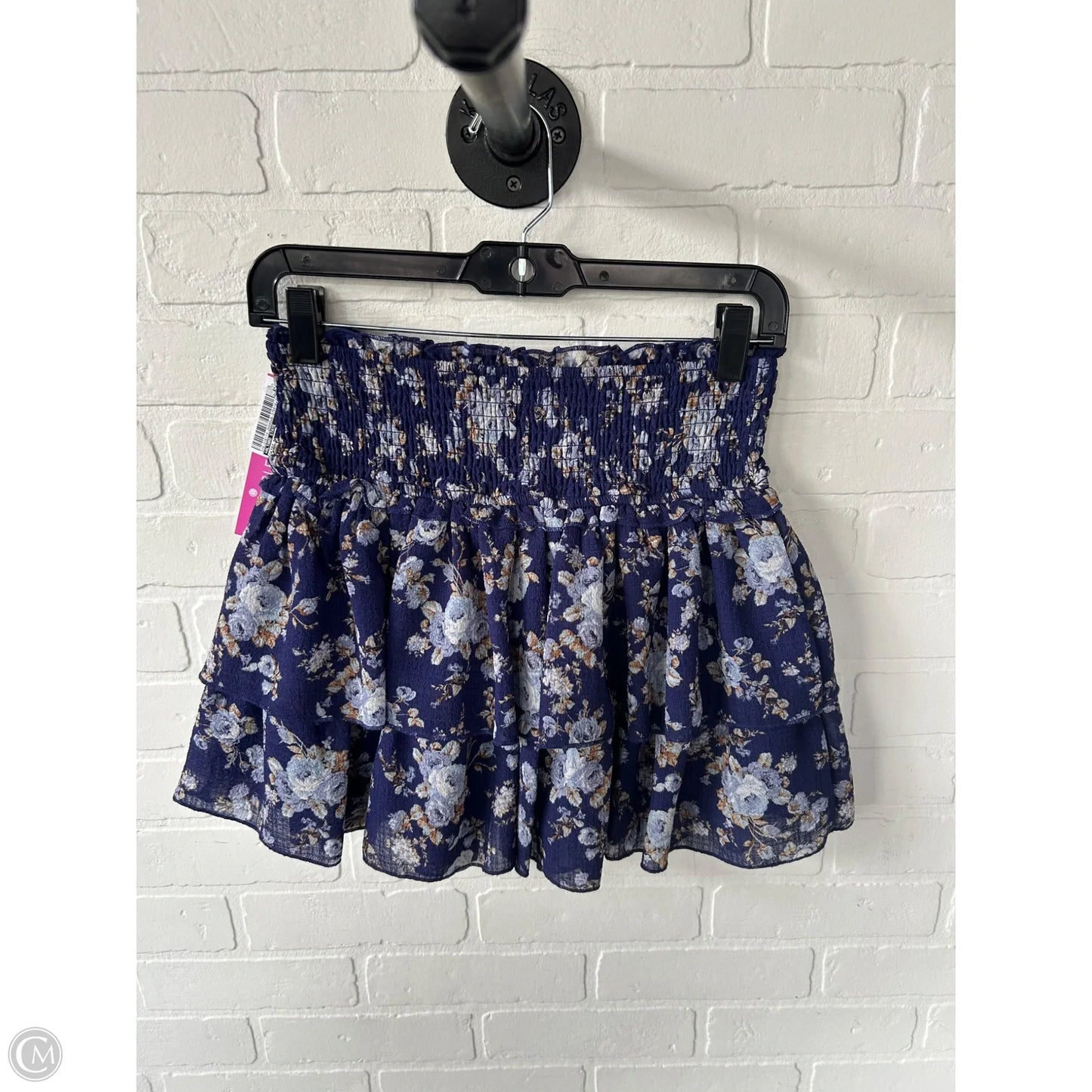 Skirt Mini & Short By Altard State In Blue & Brown, Size: 8