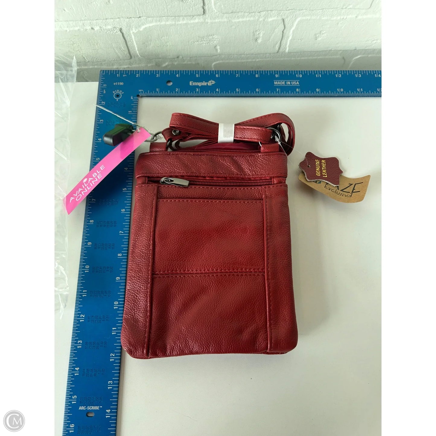 Crossbody Leather By Cmc, Size: Small