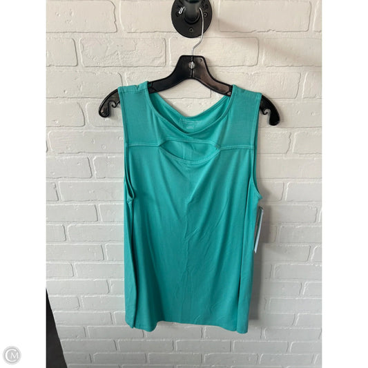 Top Sleeveless By Soft Surroundings In Green, Size: L