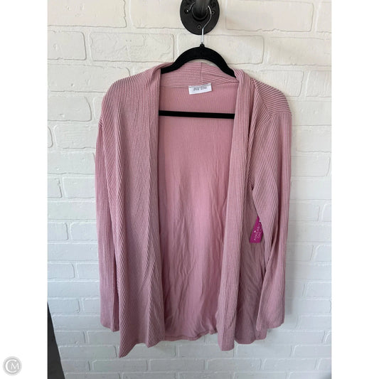 Cardigan By Clothes Mentor In Pink, Size: M
