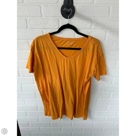 Top Short Sleeve Basic By Aerie In Orange, Size: S