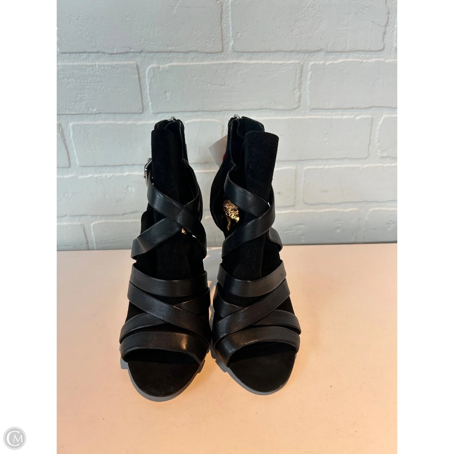 Boots Ankle Heels By Vince Camuto In Black, Size: 6