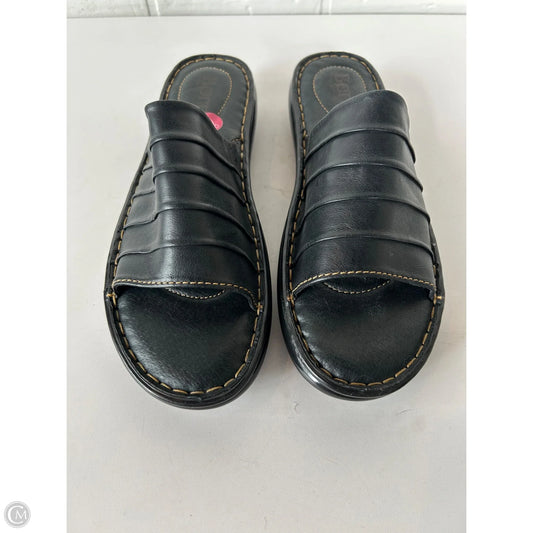 Sandals Flats By Born In Black, Size: 11