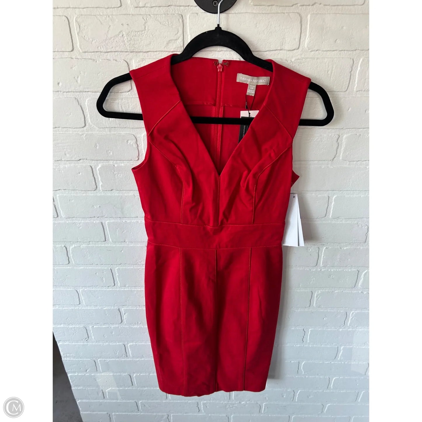 Dress Work By Banana Republic In Red, Size: Xsp