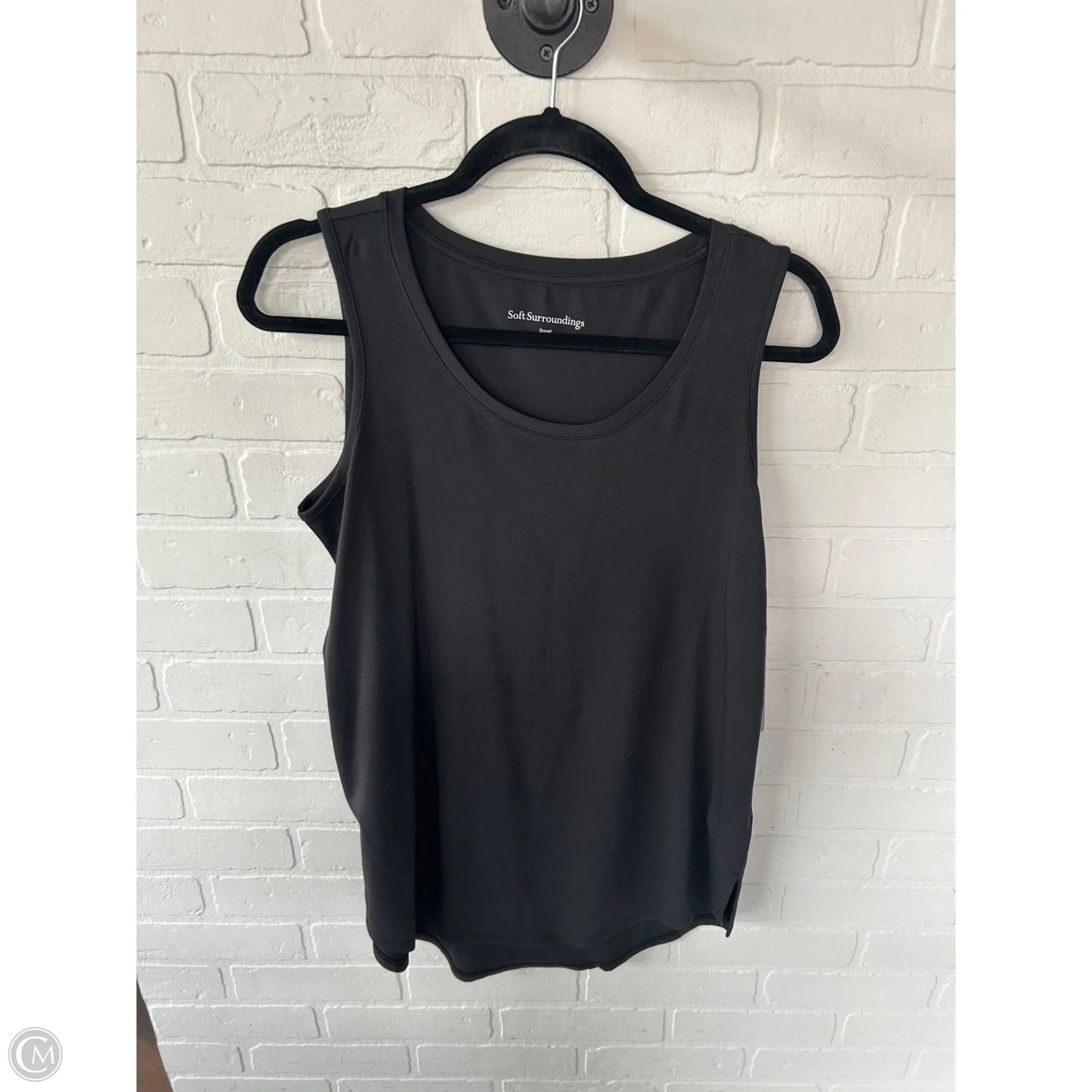 Top Sleeveless By Soft Surroundings In Grey, Size: S