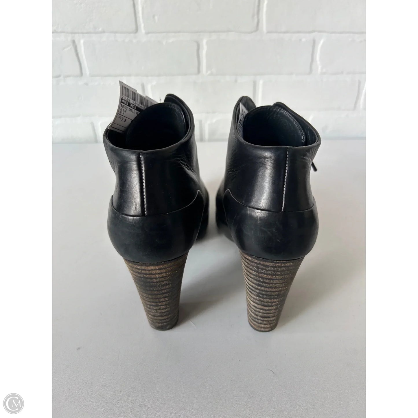 Boots Ankle Heels By Paul Green In Black, Size: 7.5