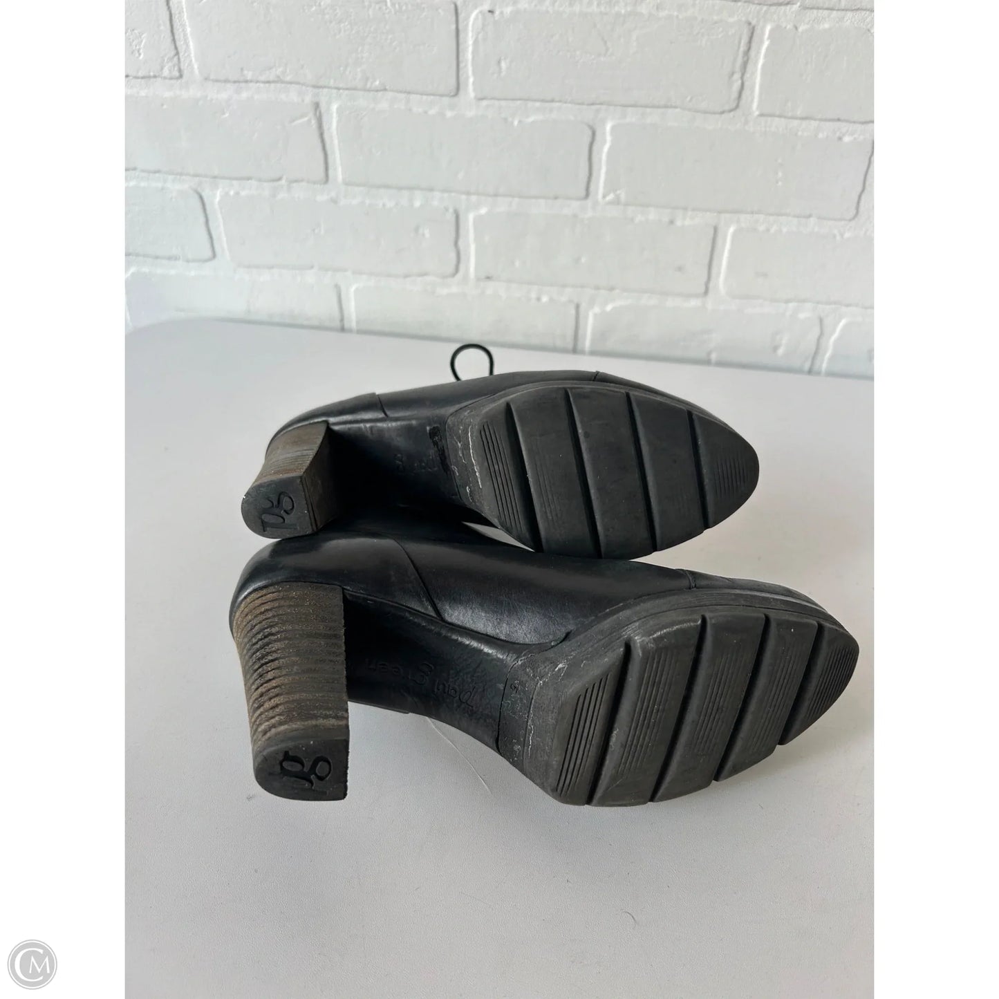 Boots Ankle Heels By Paul Green In Black, Size: 7.5