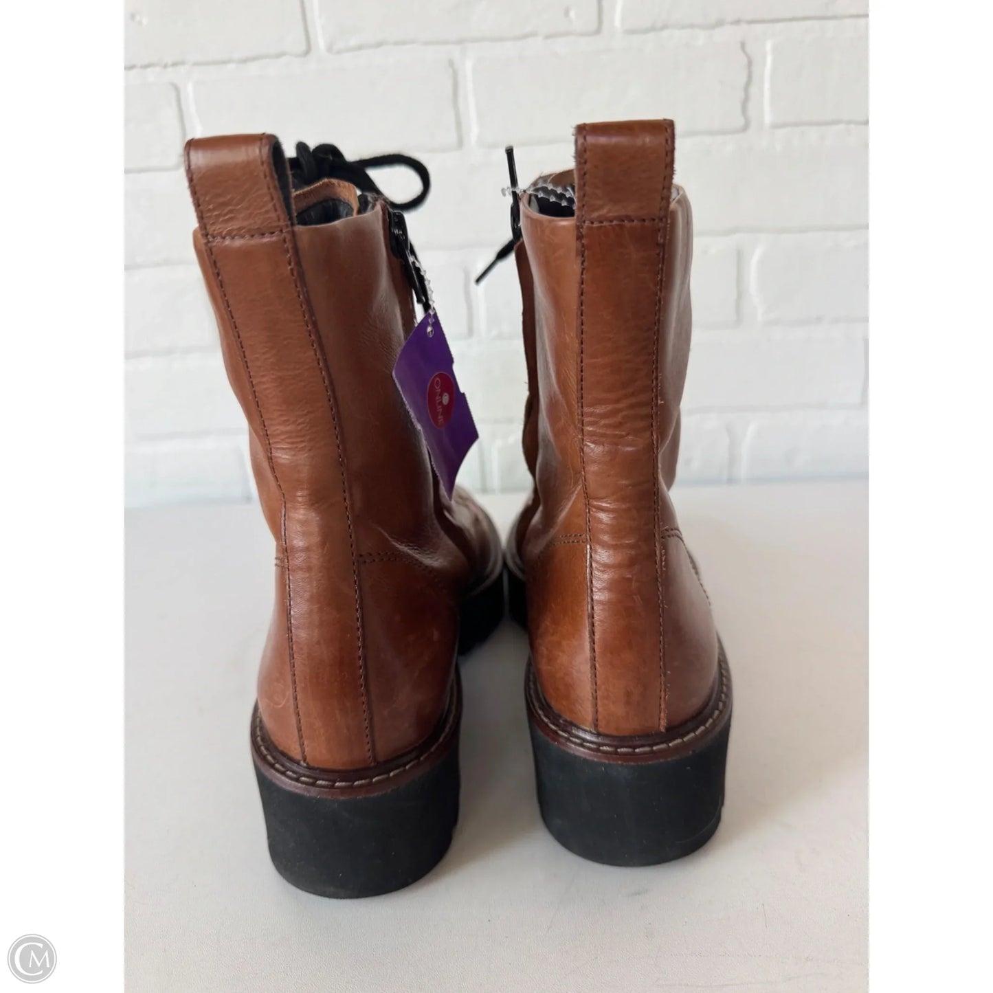 Boots Mid-calf Heels By Paul Green In Brown, Size: 7.5