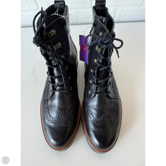 Boots Mid-calf Heels By Paul Green In Black, Size: 7.5