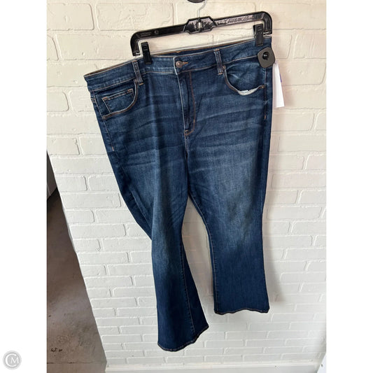 Jeans Skinny By American Eagle In Blue Denim, Size: 18