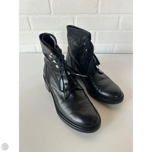 Boots Ankle Flats By Cma In Black, Size: 7