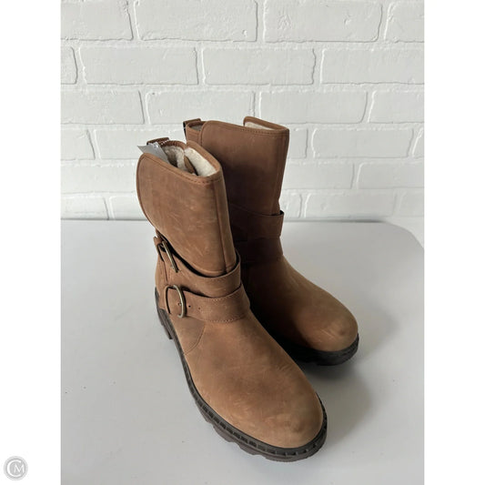 Boots Mid-calf Flats By Sorel In Brown, Size: 12