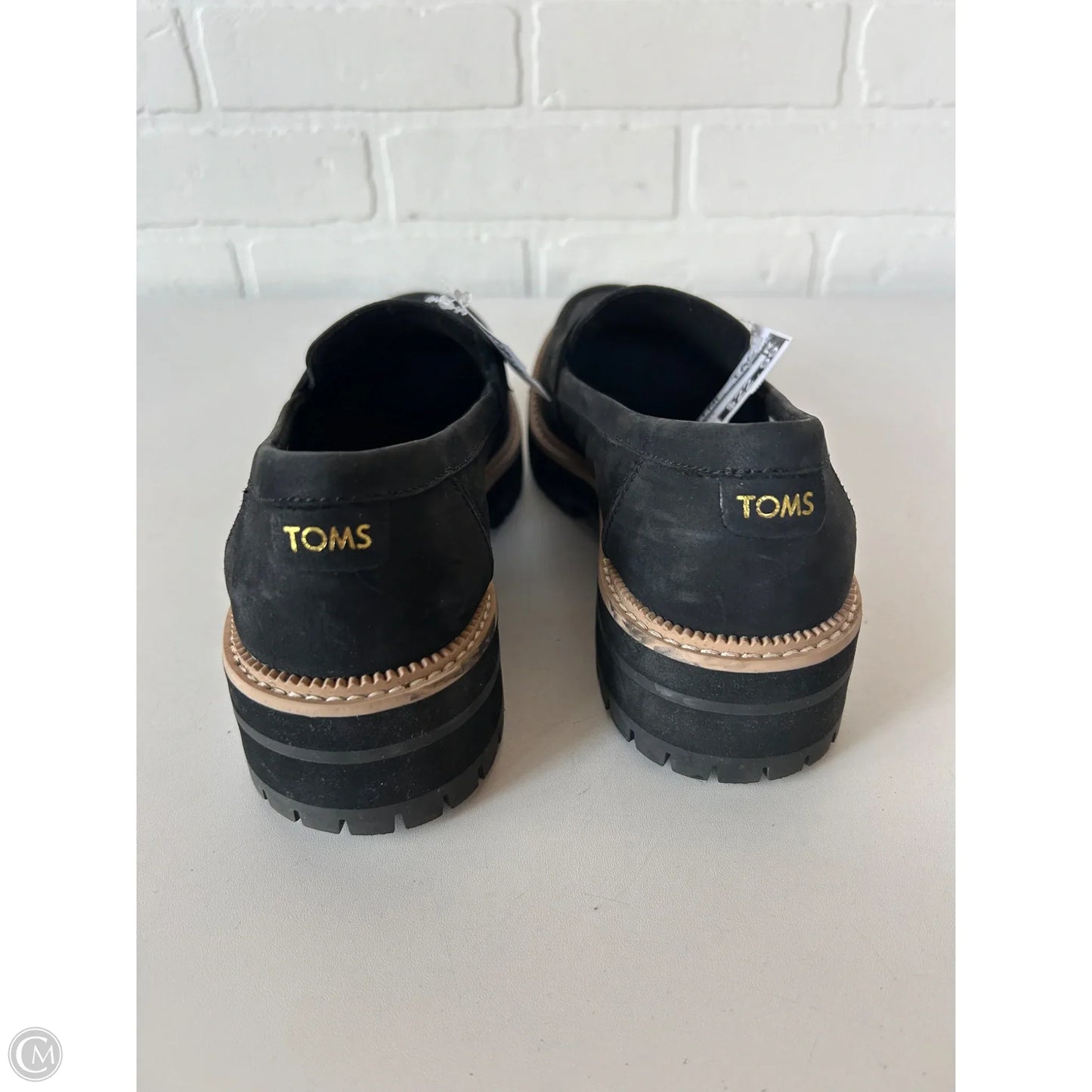 Shoes Flats By Toms In Black, Size: 7.5