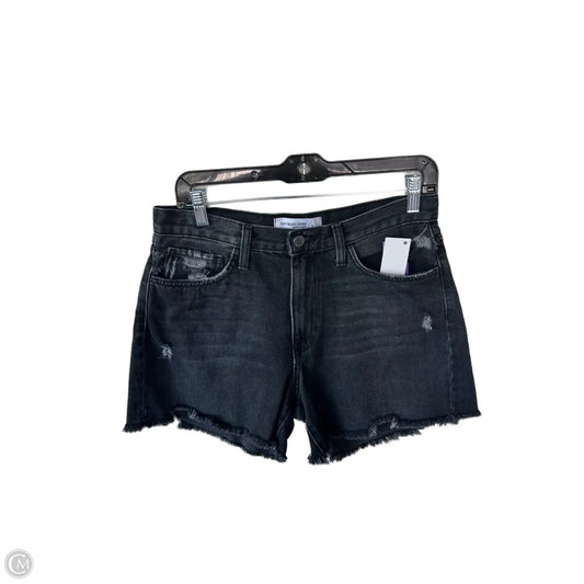 Shorts By Just Black In Black Denim, Size: 12