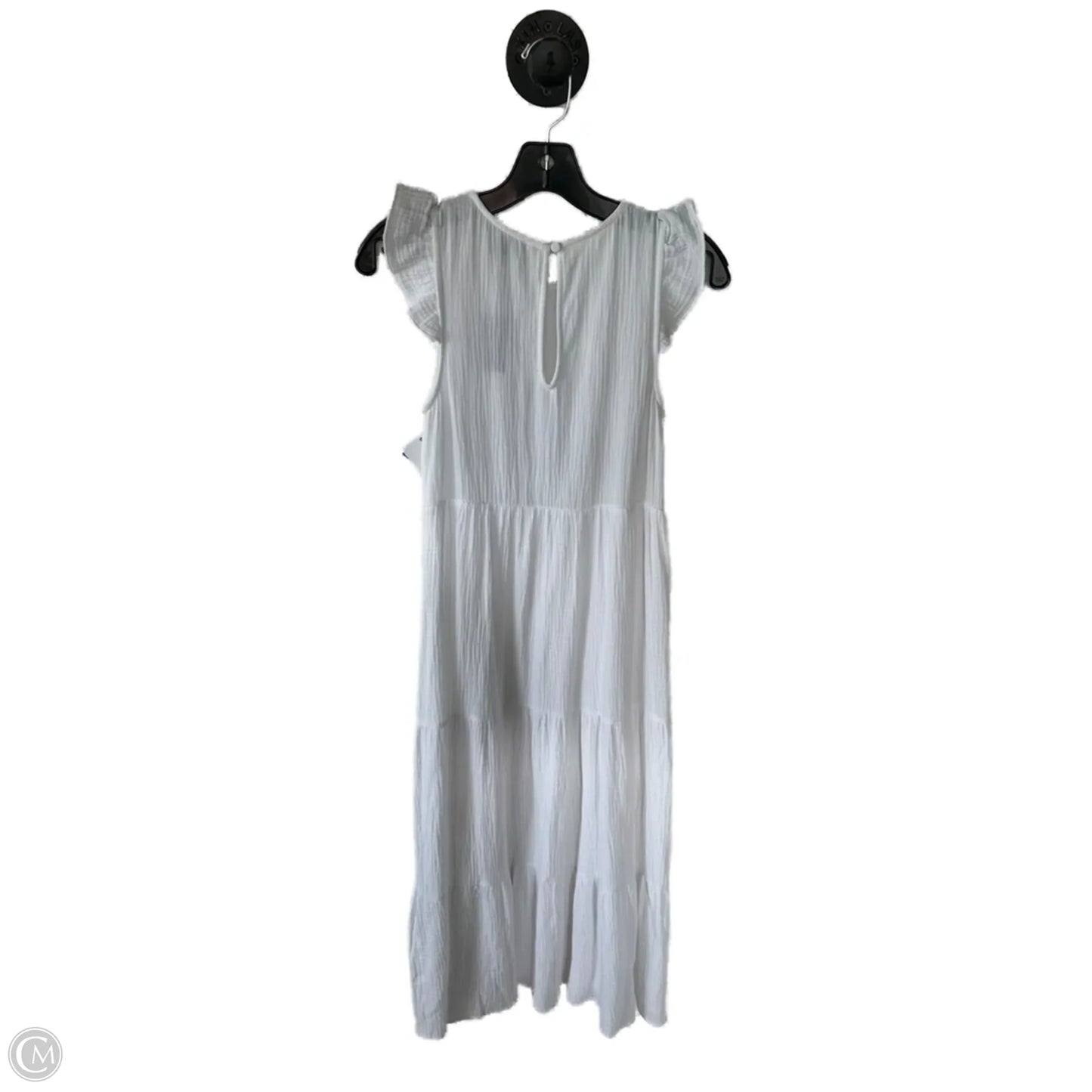Dress Casual Maxi By Express In White, Size: Xs
