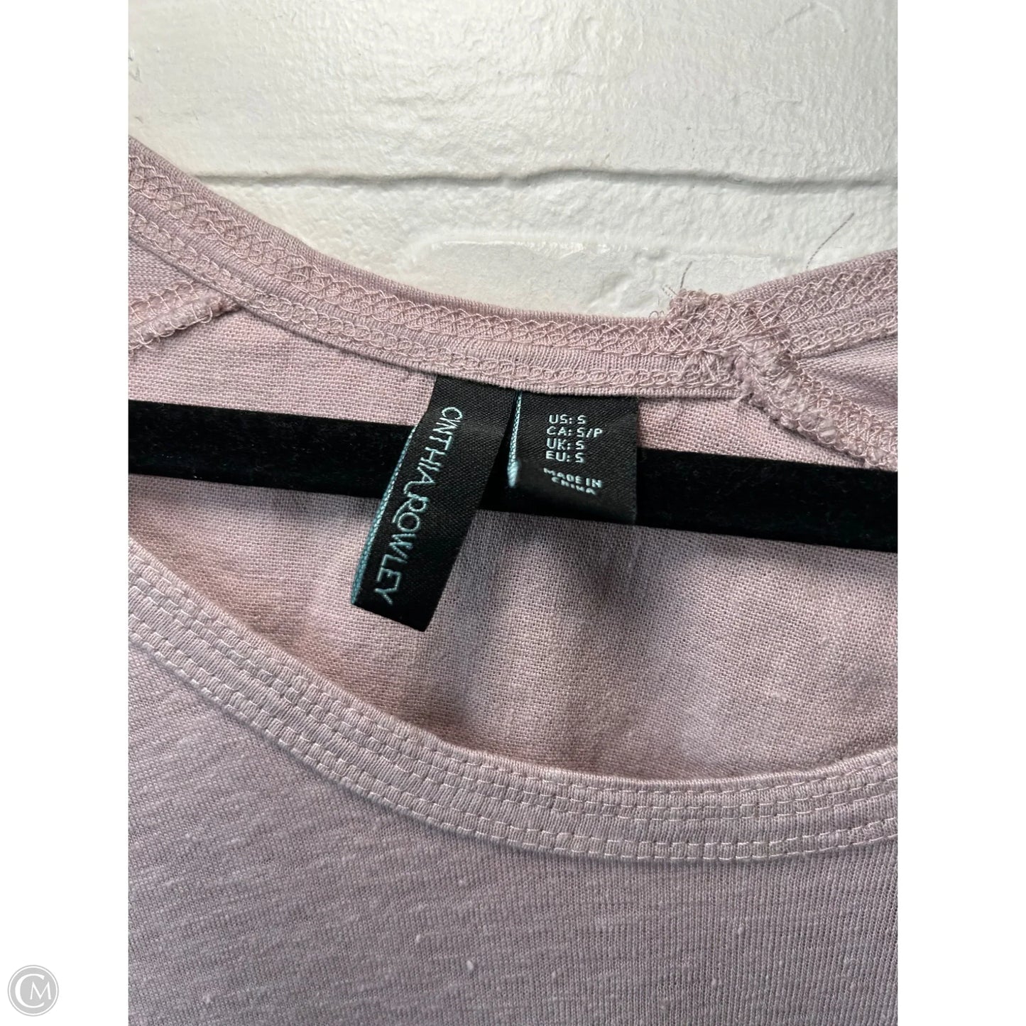 Top Short Sleeve By Cynthia Rowley In Pink, Size: S