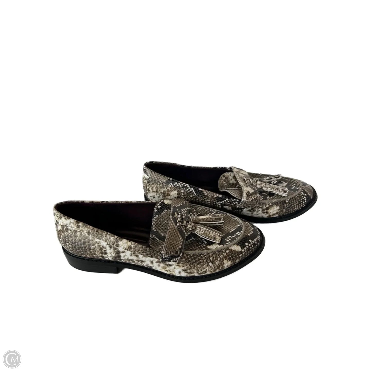 Shoes Flats By Franco Sarto In Snakeskin Print, Size: 9.5