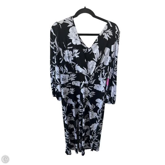 Jumpsuit By Soft Surroundings In Black & White, Size: Xl
