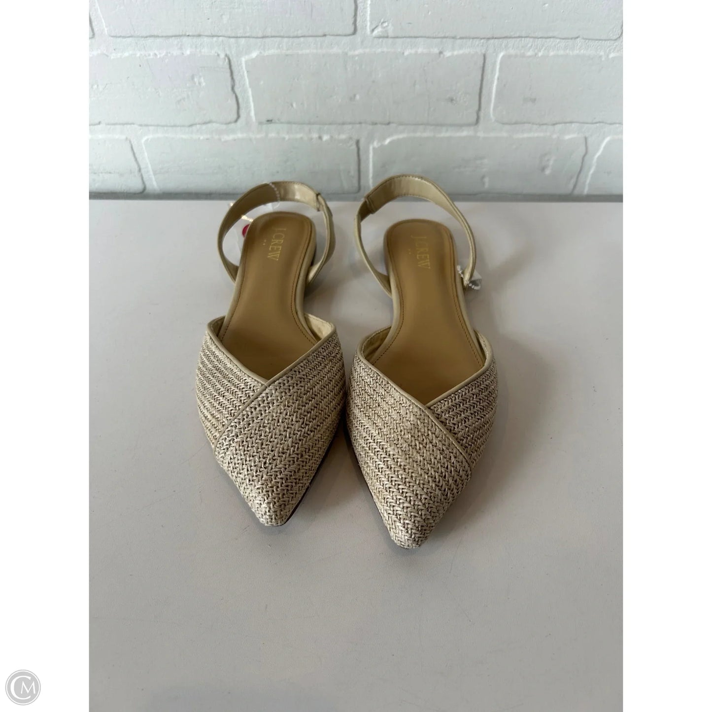 Shoes Flats By J. Crew In Cream & Tan, Size: 7.5