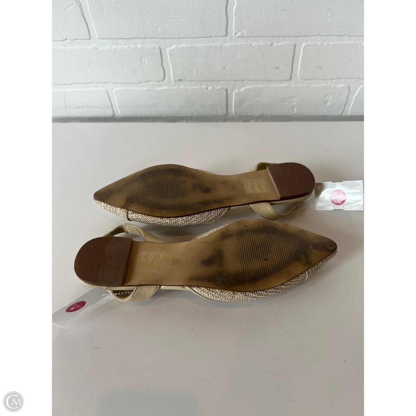 Shoes Flats By J. Crew In Cream & Tan, Size: 7.5