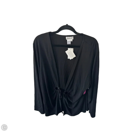 Cardigan By Coldwater Creek In Black, Size: Xxl