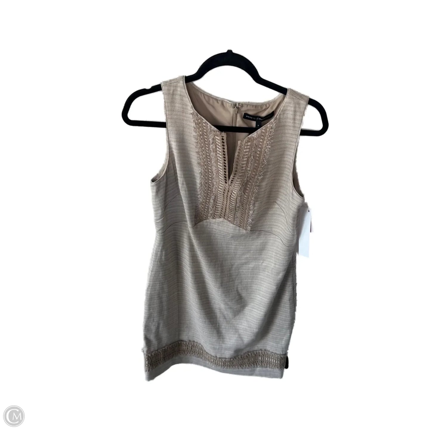 Dress Work By White House Black Market In Tan, Size: M