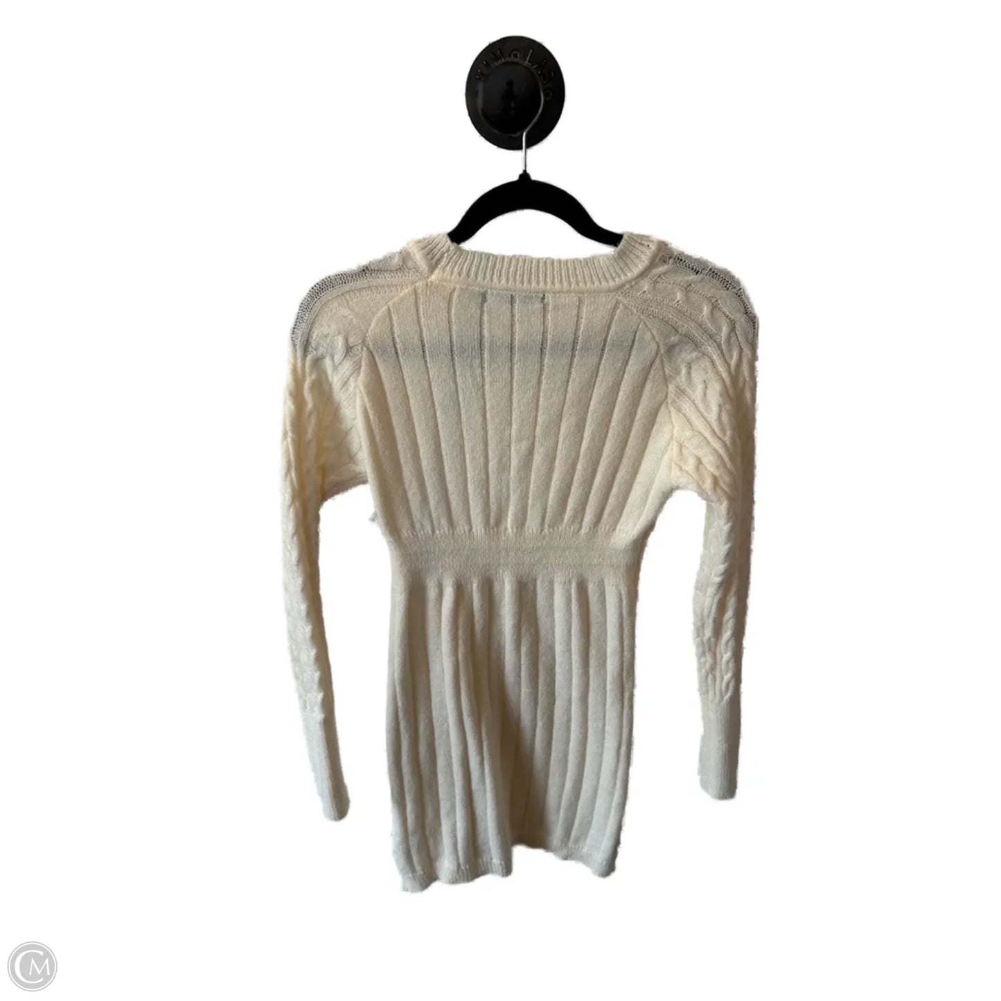 Dress Sweater By Shein In Cream, Size: Xs