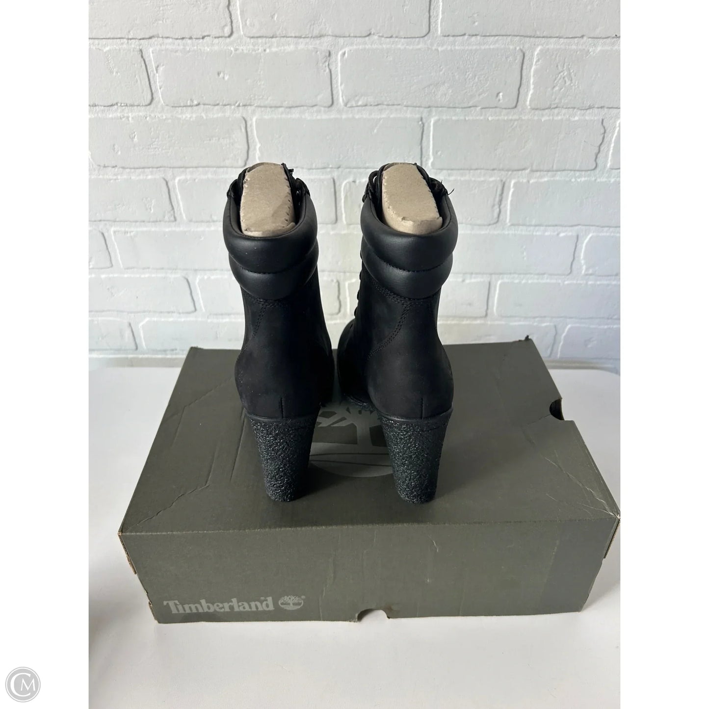 Boots Ankle Heels By Timberland In Black, Size: 7
