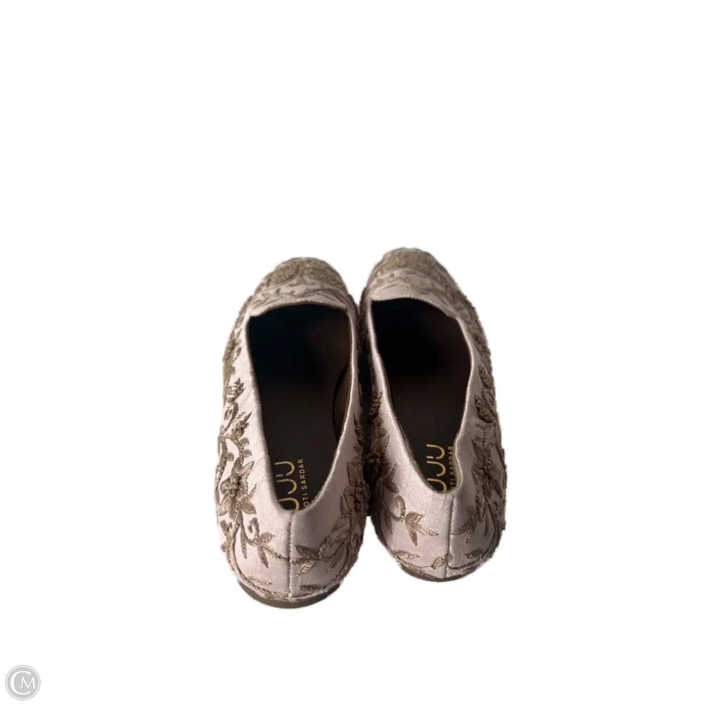 Shoes Flats By Cmc In Gold & Pink, Size: 8.5