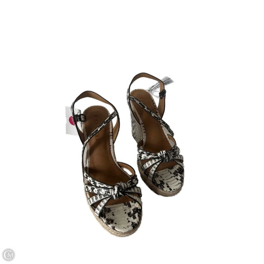 Sandals Designer By Coach In Snakeskin Print, Size: 7.5