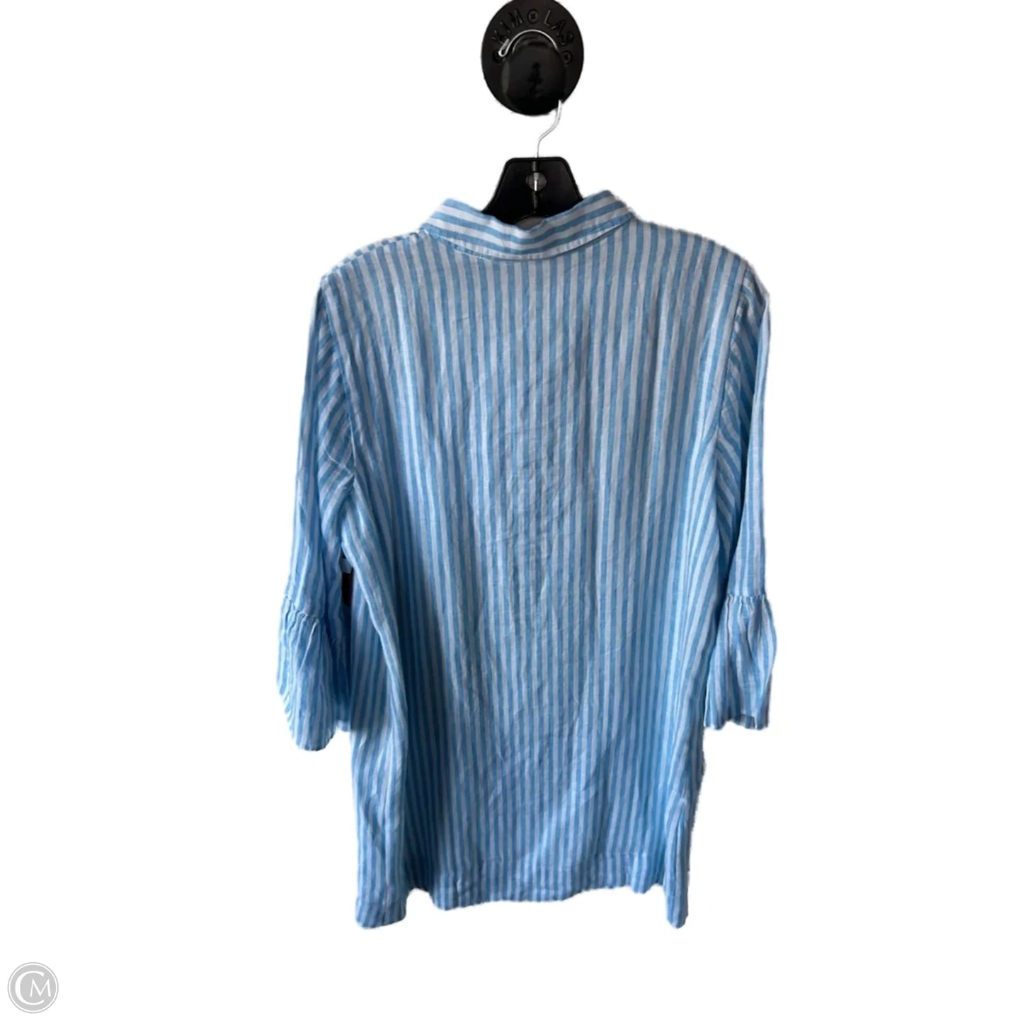 Dress Designer By Lilly Pulitzer In Blue & White, Size: L