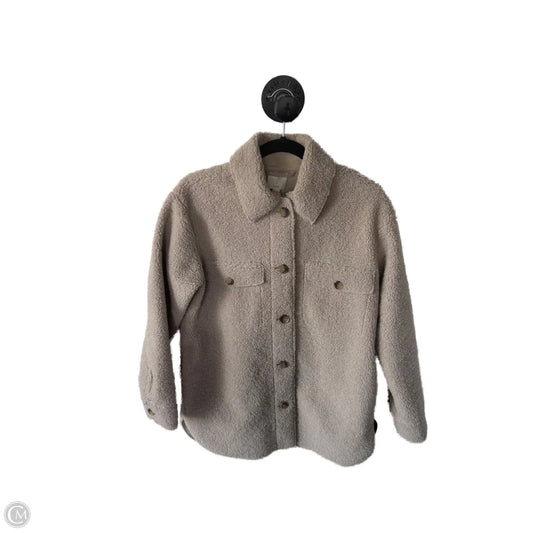 Jacket Shirt By Joie In Brown, Size: Xs