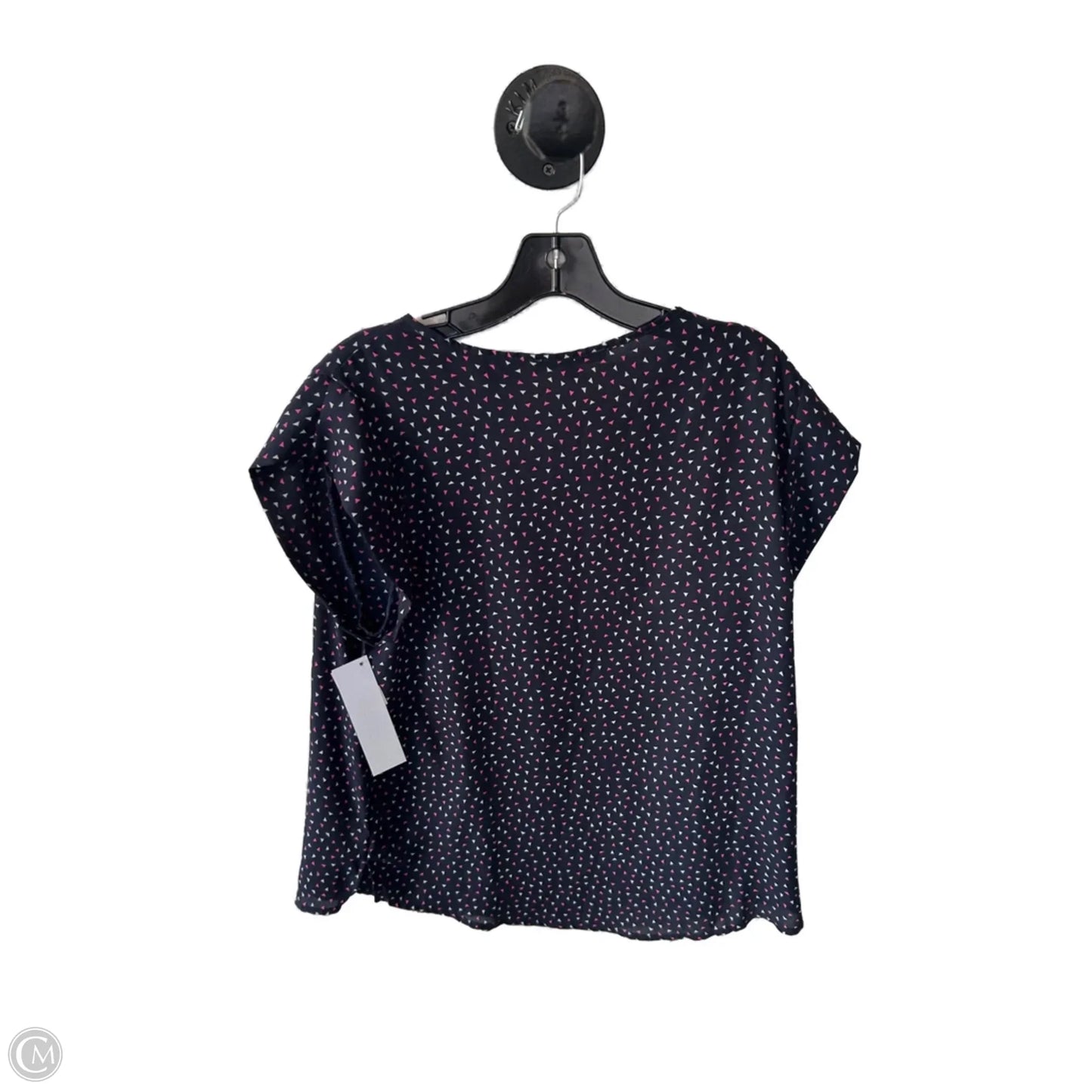 Top Short Sleeve By Sweet Rain In Blue & Pink, Size: Xl