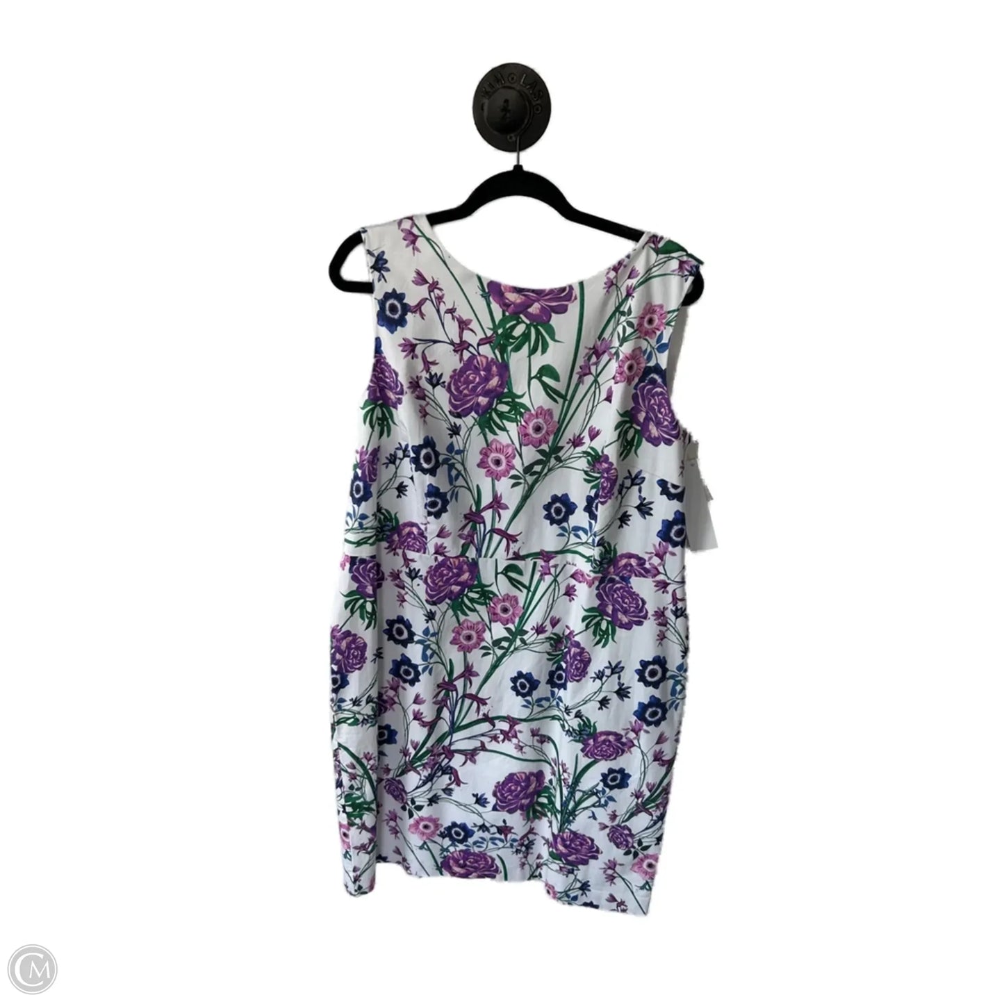 Dress Work By Talbots In Purple & White, Size: Xl