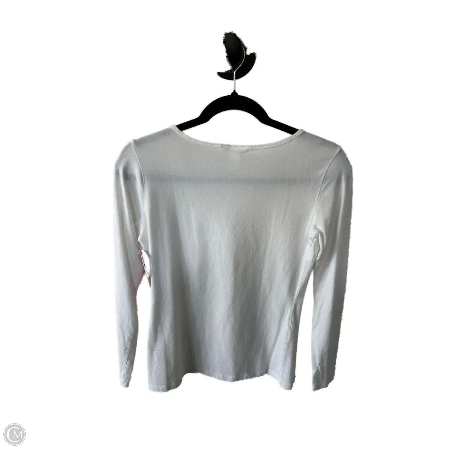 Top Long Sleeve Basic By H&m In White, Size: M