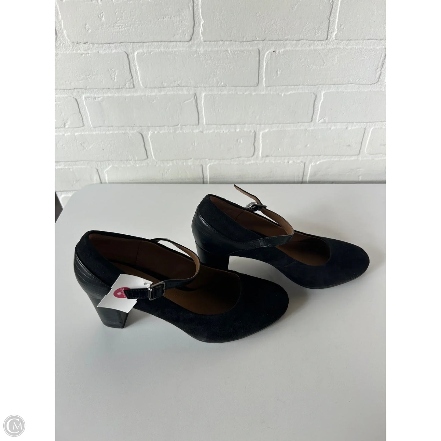 Shoes Heels Block By Clarks In Black, Size: 9