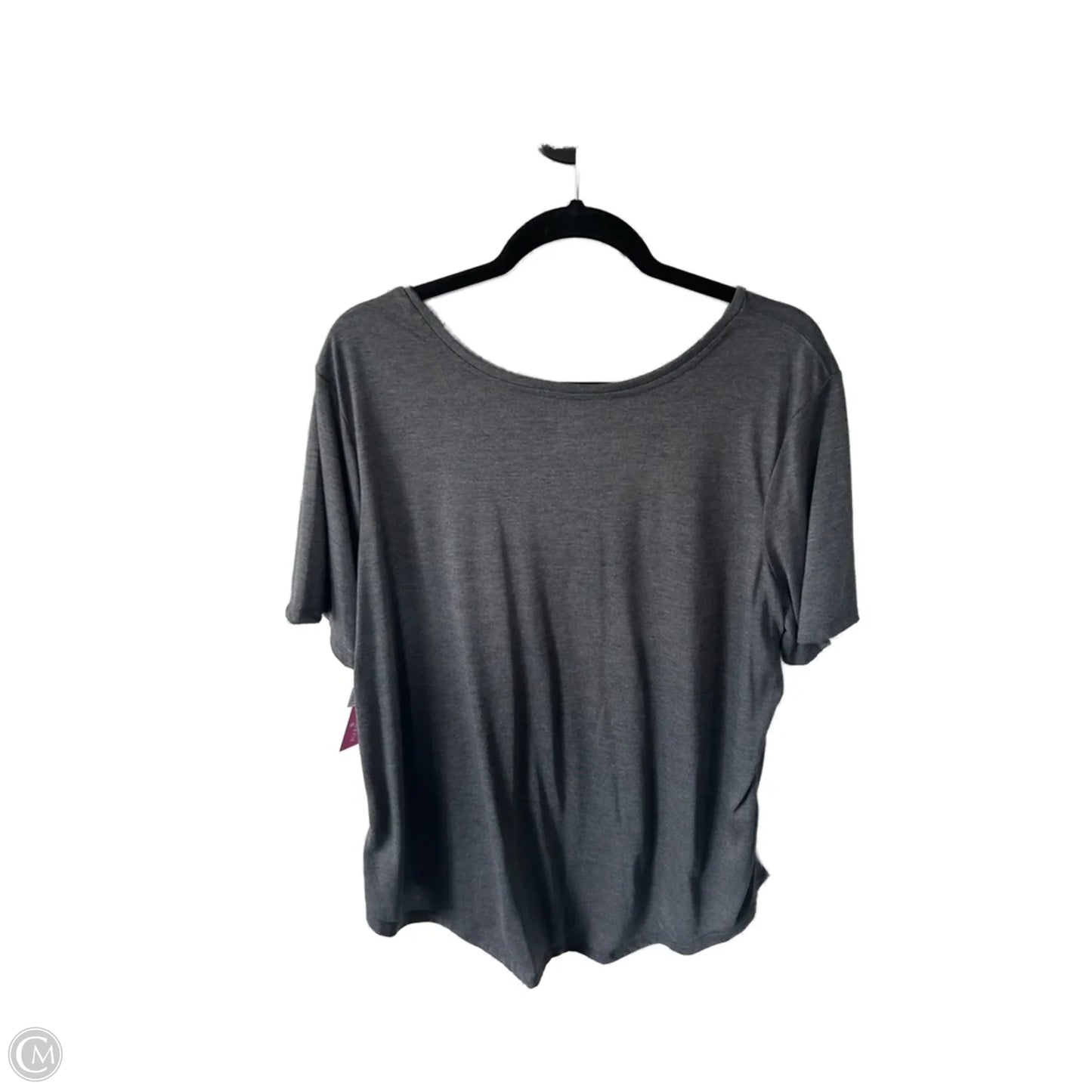 Athletic Top Short Sleeve By Old Navy In Grey, Size: Xxl