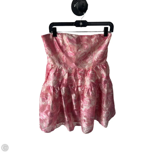 Dress Party Short By Clothes Mentor In Pink, Size: M