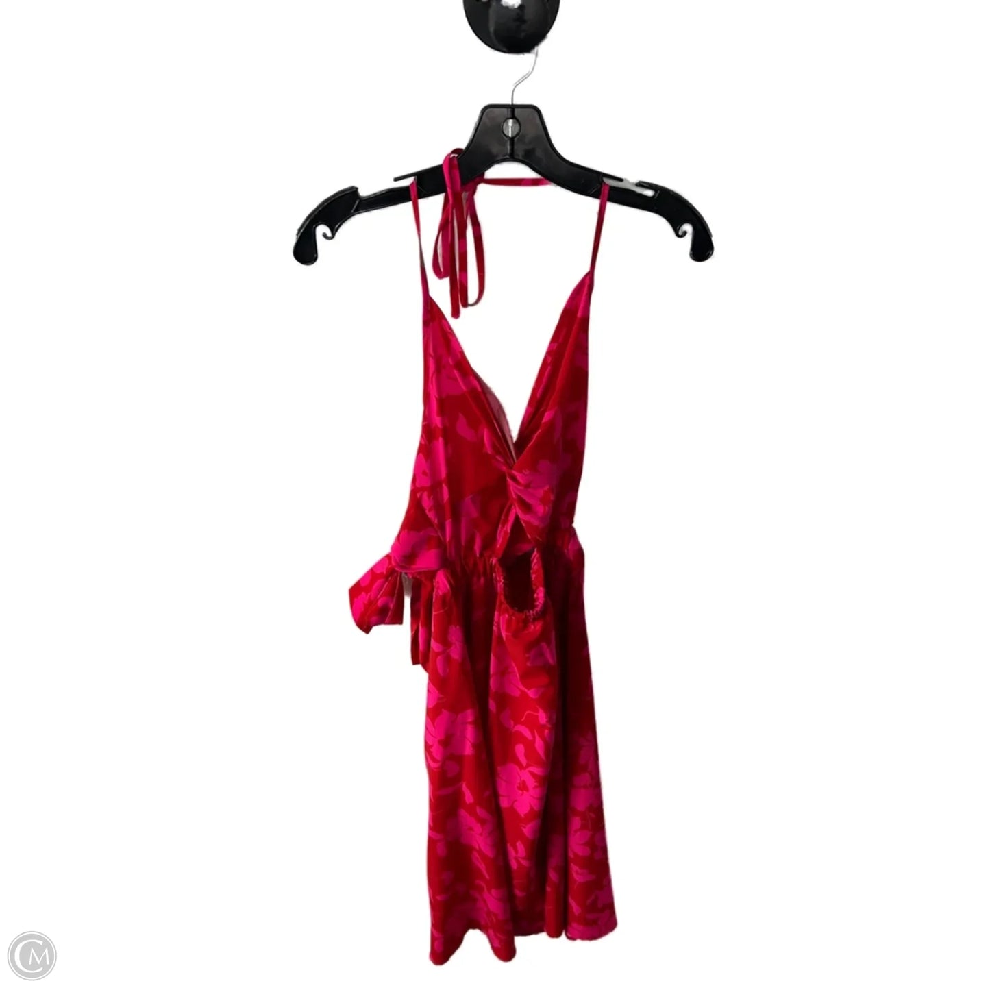 Dress Casual Midi By Shein In Pink & Red, Size: S