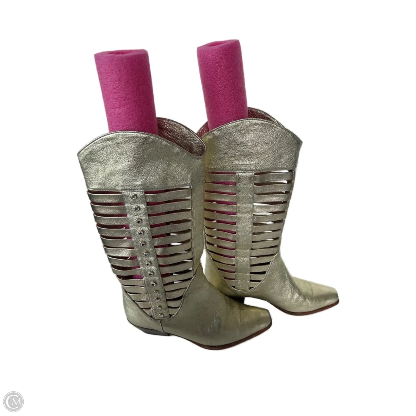Boots Western By Clothes Mentor In Gold, Size: 6