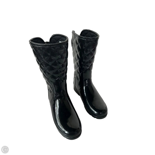 Boots Rain By Hunter In Black, Size: 6