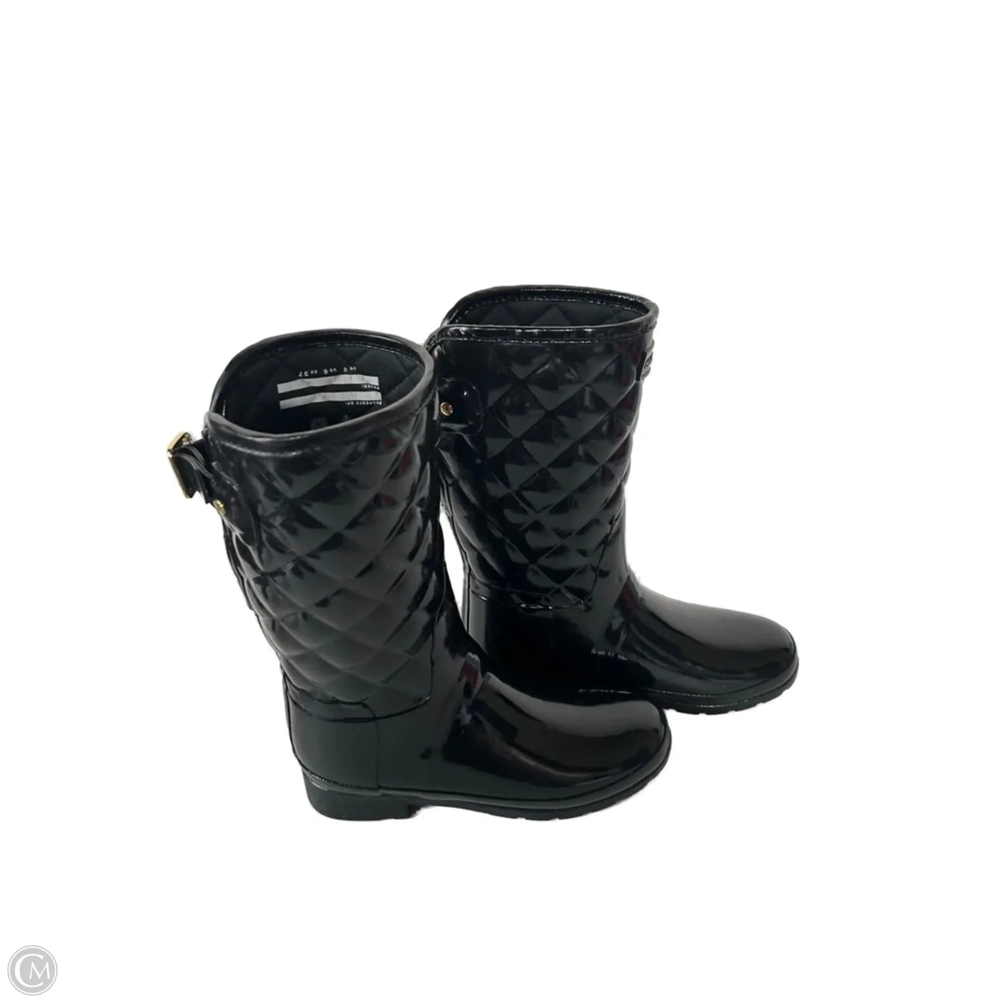 Boots Rain By Hunter In Black, Size: 6