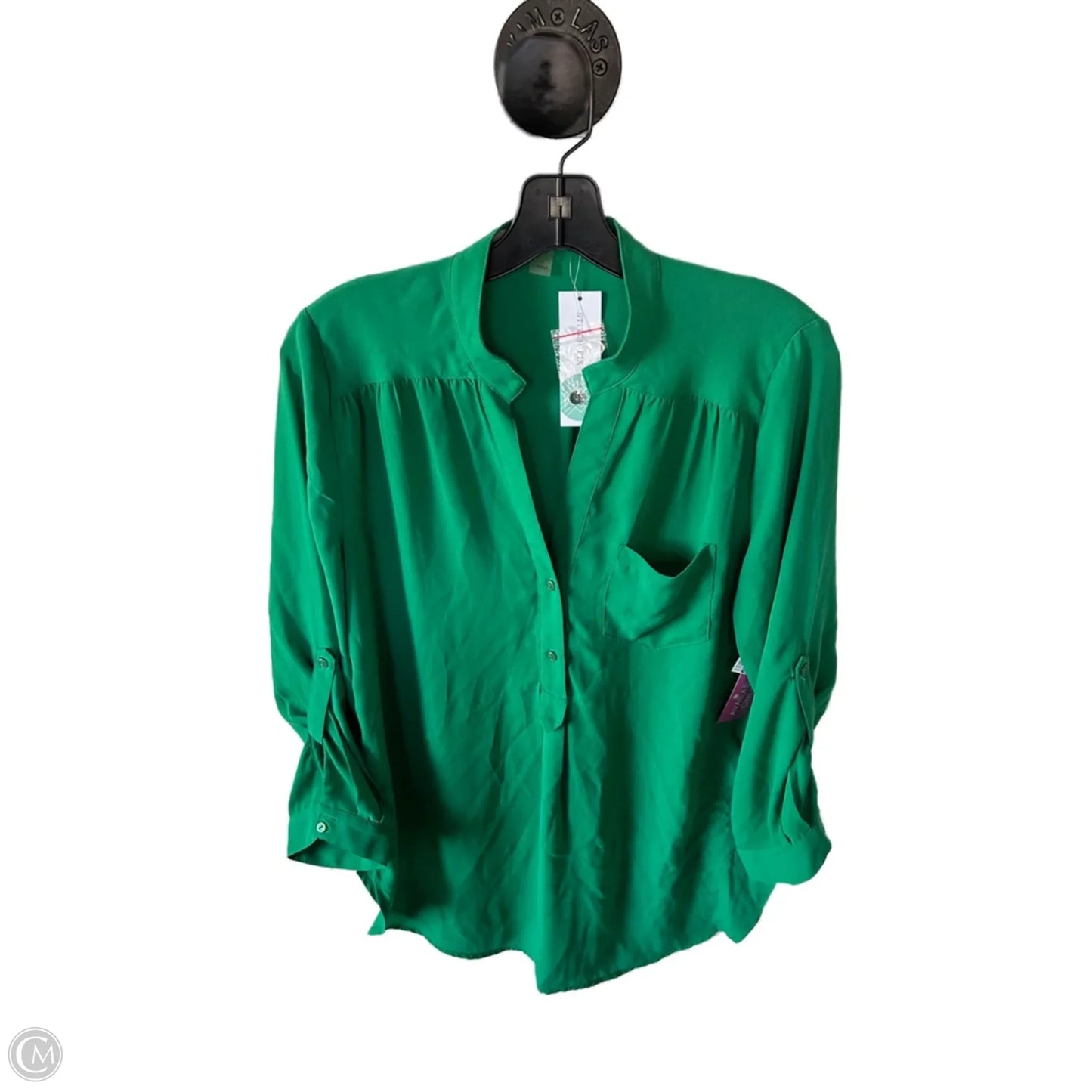 Top Long Sleeve By 41 Hawthorn In Green, Size: L