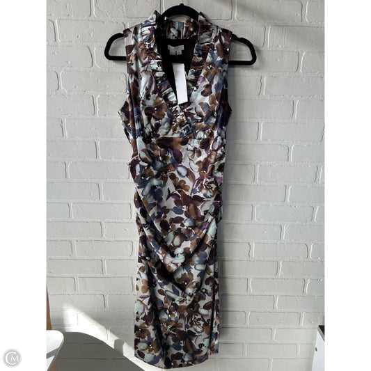 Dress Party Short By London Times In Brown & Cream, Size: M